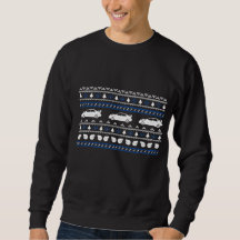 Camiseta fea del coche de Turbo del navidad