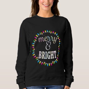 Sudadera Camiseta fea feliz y brillante del navidad