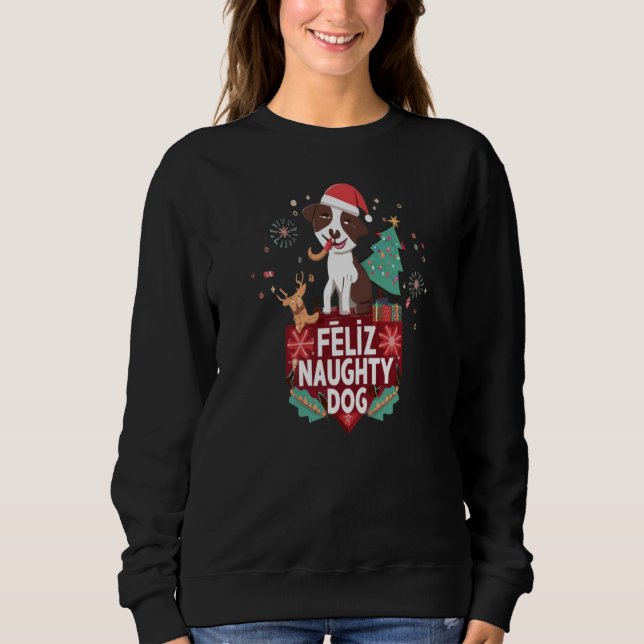 Sudadera Camiseta Feliz Naughty Dog (Anverso)