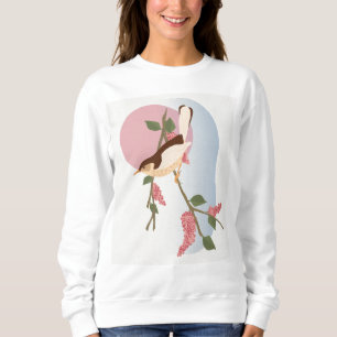 Sudadera Camiseta femenina de diseño de aves - inspirada en