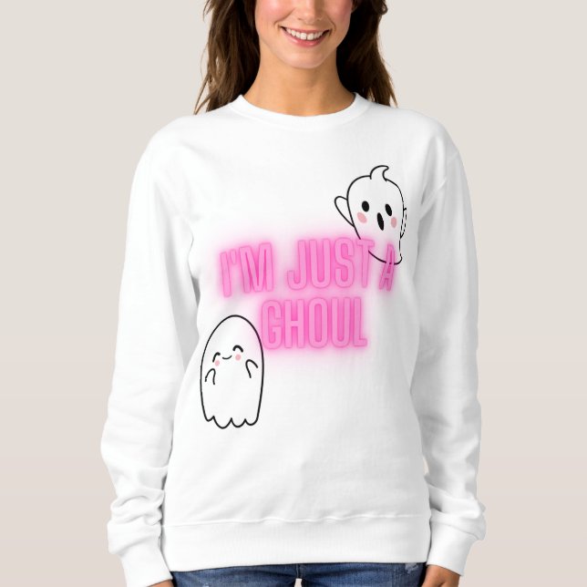 Sudadera Camiseta femenina "Soy solo una chica" - Moda espe (Anverso)