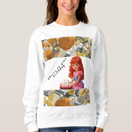 Sudadera Camiseta Fiesta Rosa Para Mujeres