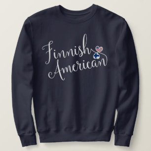 Sudadera Camiseta finlandesa de los corazones de Entwinted