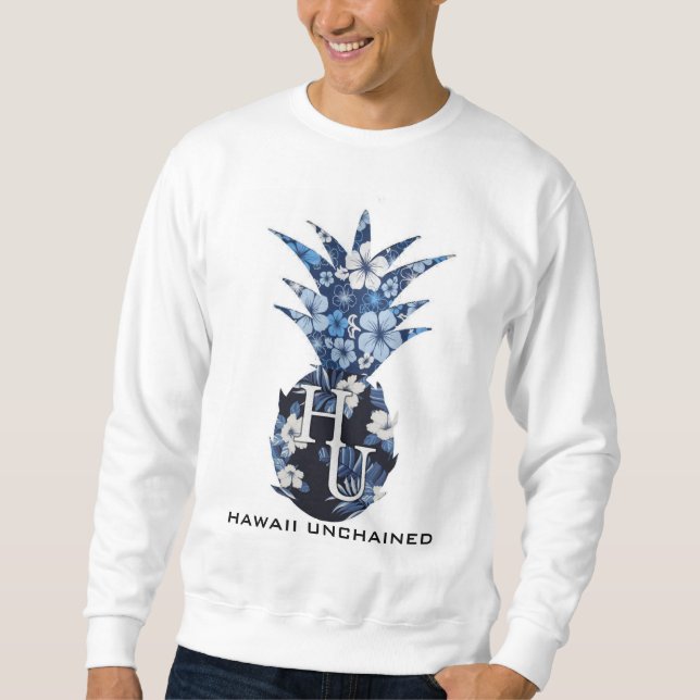 Sudadera Camiseta floral de Crewneck del logotipo (Anverso)