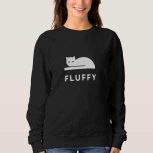 Sudadera Camiseta Fluffy Cat Cute Funny Kitty Design