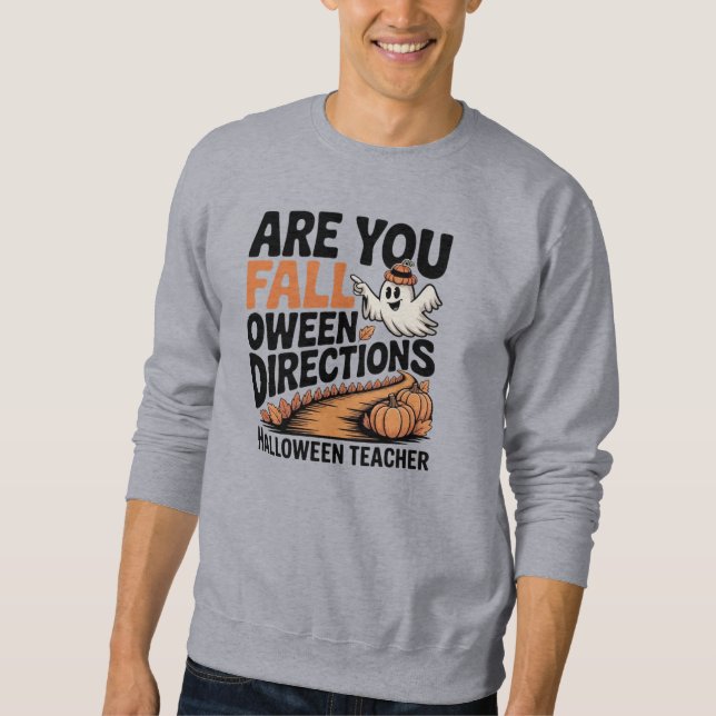 Sudadera Camiseta Funny Fall-o-Ween Vibes (Anverso)