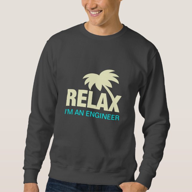 Sudadera Camiseta genial para ingenieros con dicho divertid (Anverso)