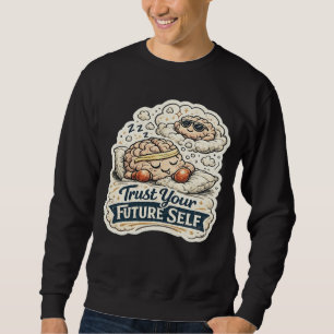 Sudadera Camiseta gráfica de esqueleto Retro Confía en tu y