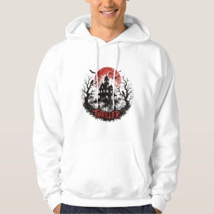Sudadera Camiseta gráfica de Halloween Casa Embrujada Terro