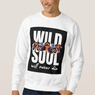 Sudadera Camiseta gráfica de tigre de alma salvaje