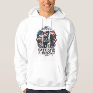 Sudadera Camiseta gráfica vectorial de ajedrecista patriota