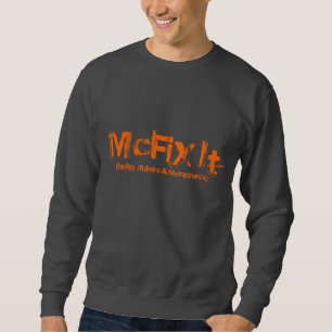 Sudadera Camiseta gris oscuro del cuello barco