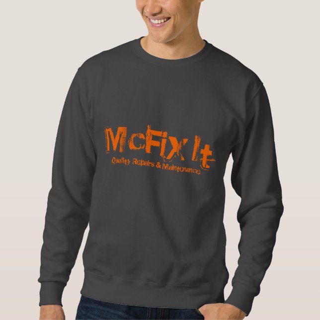 Sudadera Camiseta gris oscuro del cuello barco (Anverso)