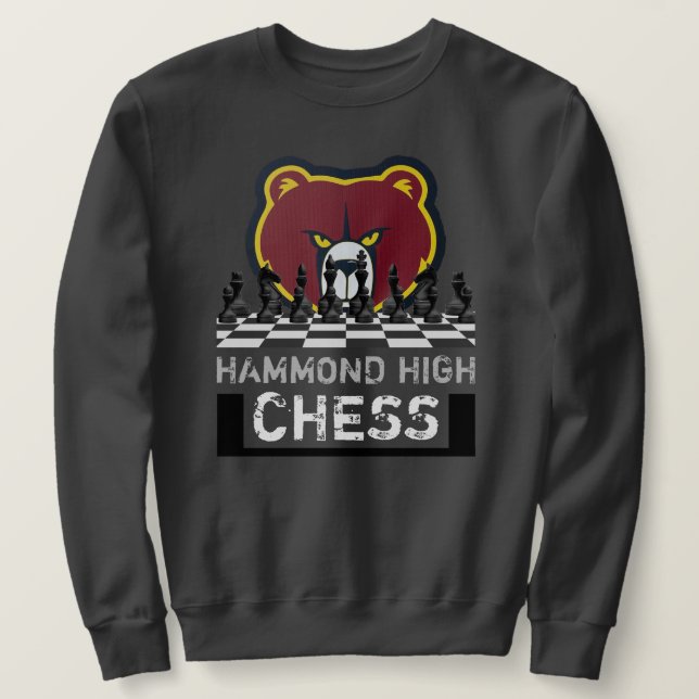 Sudadera Camiseta HAMMOND HIGH CHESS (Anverso del diseño)