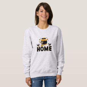 Sudadera Camiseta "HOGAR" de abeja de dibujos animados y ta