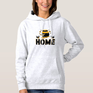 Sudadera Camiseta "HOGAR" de abeja de dibujos animados y ta