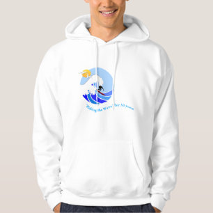 Sudadera Camiseta (hombres): Onda encapuchada, simple