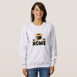 Sudadera Camiseta "HOME" de personalizado Bee and Honey Jar