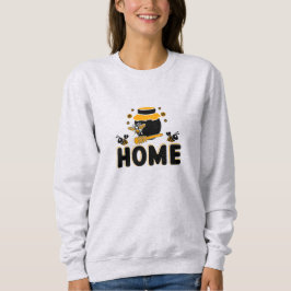 Sudadera Camiseta "HOME" de personalizado Bee and Honey Jar