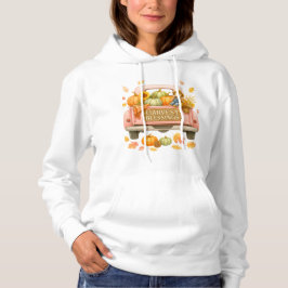 Sudadera Camiseta Hoodie-Harvest Blessk Camión Hoodie