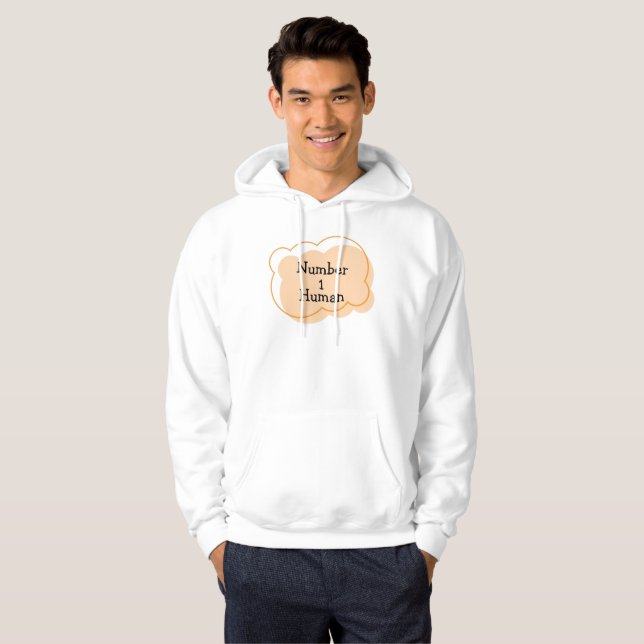 Sudadera Camiseta humana número 1 (Anverso completo)
