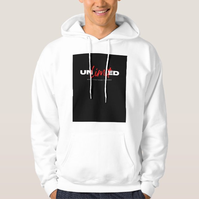 Sudadera camiseta ilimitada (Anverso)
