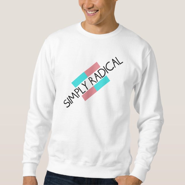 Sudadera Camiseta inclinada del logotipo del radical (Anverso)