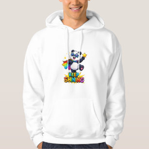 Sudadera camiseta inspiradora de panda lindo sigue brilland