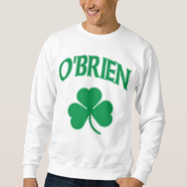 Sudadera Camiseta irlandesa del trébol de O'brien (Anverso)