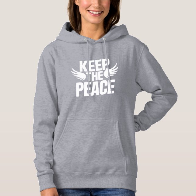 Sudadera Camiseta KEEP THE PEACE (Anverso)