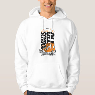 Sudadera Camiseta Keepin’ It Old School – Retro Orange Snea