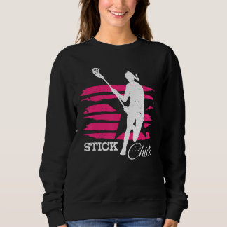 Sudadera Camiseta Lacrosse Chick para Chicas Lacros