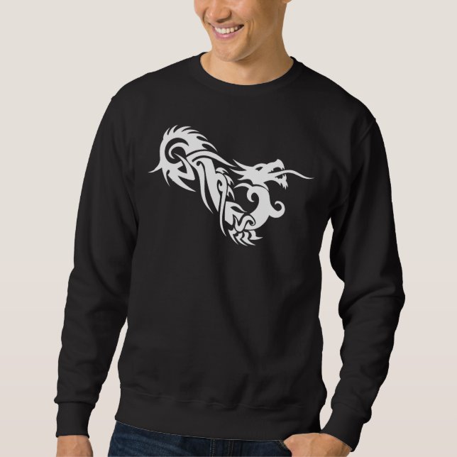 Sudadera Camiseta larga básica de la oscuridad de la manga (Anverso)