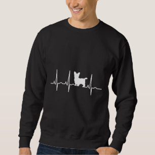 Sudadera Camiseta Latido de Corazón Yorkie Yorkie Terrier d