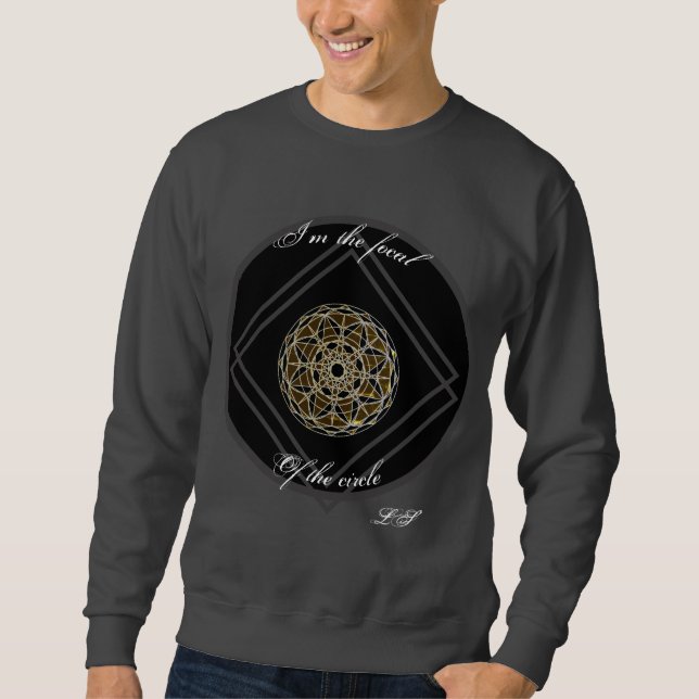 Sudadera Camiseta LS con ornamento digital (Anverso)