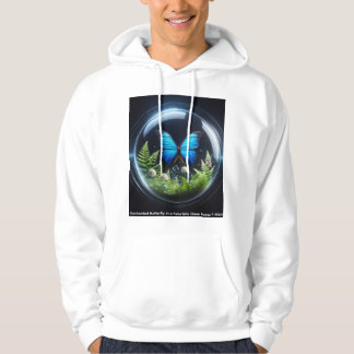 Sudadera Camiseta Mariposa Encantada en Cúpula Futurista