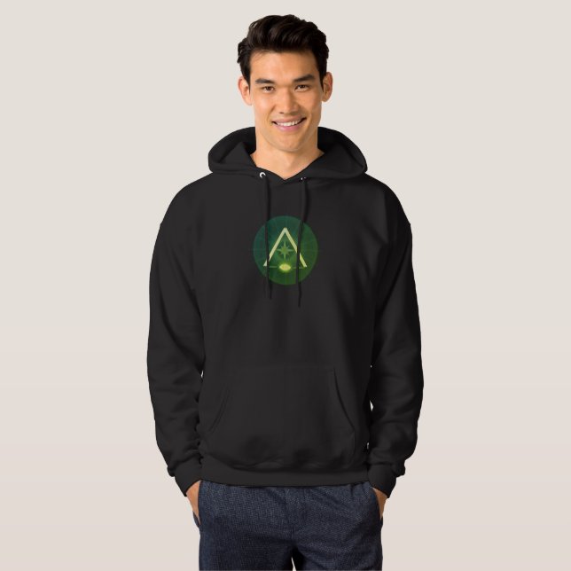 Sudadera Camiseta masculina con símbolo de ojo abstracto |  (Anverso completo)