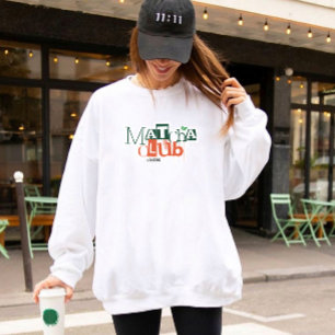 Sudadera Camiseta Matcha Club – Camiseta estética para aman