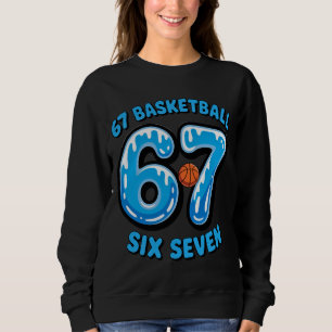 Sudadera Camiseta Meme de Deportes 67 Basketball Six Seven