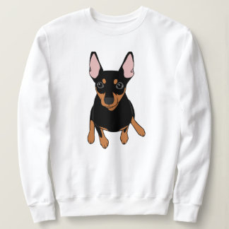 Sudadera Camiseta mínima del Pin del Pinscher miniatura