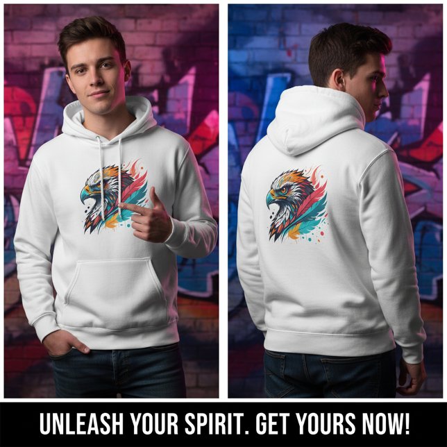 Sudadera Camiseta moderna de graffiti de halcón fiero (Fierce Falcon Modern Graffiti T-Shirt
)