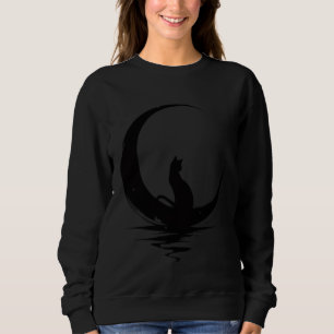 Sudadera Camiseta Moon Cat – Gato Negro Mágico Grap
