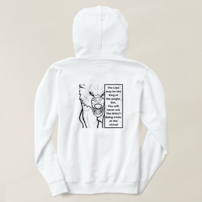 Sudadera Camiseta Motivacional Big Bad Wolf (Reverso del diseño)