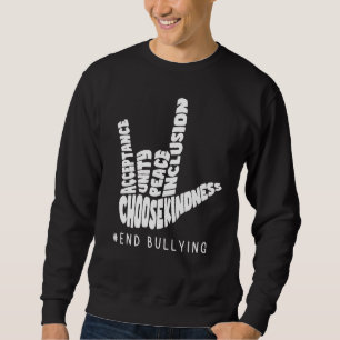 Sudadera Camiseta naranja del Día de la Unidad Niños Anti B