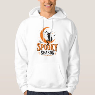 Sudadera Camiseta negra de Halloween de gato negro de tempo