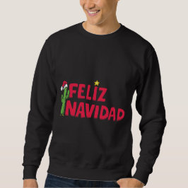 Sudadera Camiseta negra de la camiseta de Feliz Navidad