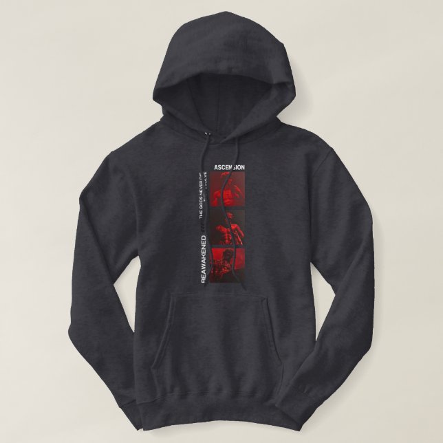 Sudadera Camiseta negra oscura (Diseño del anverso)