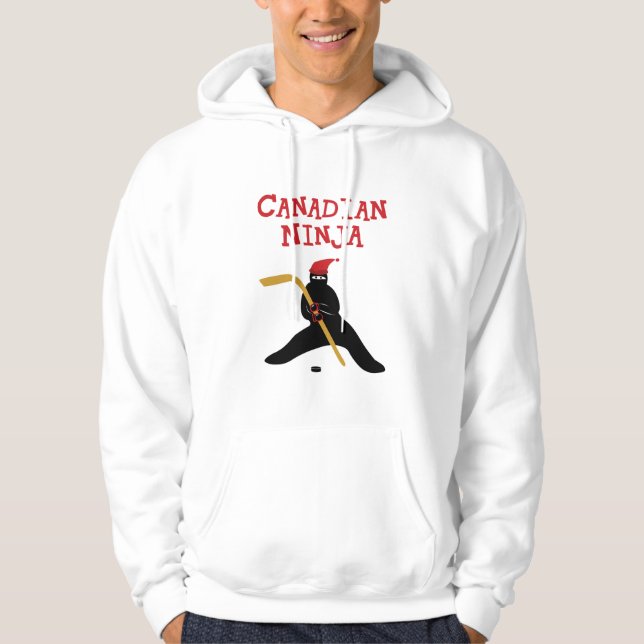 Sudadera Camiseta Ninja canadiense (Anverso)