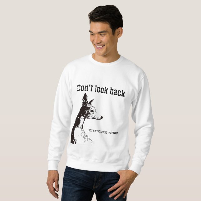 Sudadera Camiseta No mires atrás (Anverso completo)