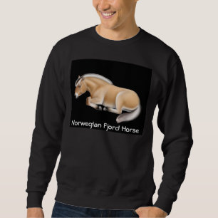 Sudadera Camiseta noruega del caballo del fiordo